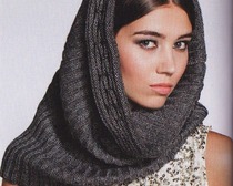 Как связать модный шарф-снуд спицами?