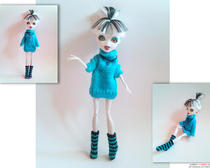 Одежда для кукол своими руками: оденем куколку «Monster High»
