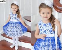 Легкая выкройка и пошив платья для девочки пяти лет