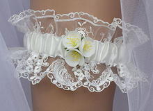 Подвязка для невесты Жасмин		