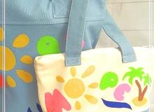 Пляжная сумка для мамы и дочки		