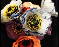 Цветы из холодного фарфора -  анемоны