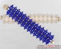 Пошаговые фото плетения браслетов из бисера