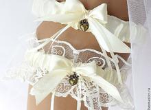 Подвязка для невесты свадебная -Комплект "Кружевной"		