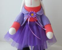 Текстильная кукла Зайка