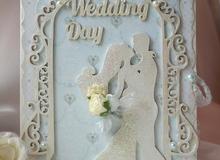 Авторская открытка ручной работы "Wedding Day"		