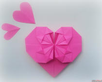 Оригами: сердце из бумаги. Мастер-класс