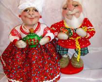 Текстильные куклы из капрона и синтепона