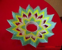Модульное оригами. Схемы сборки декоративных тарелок