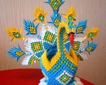 Цветок в технике модульное оригами