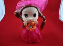 Кукла-миниатюра "Маленькая леди в розовом"		