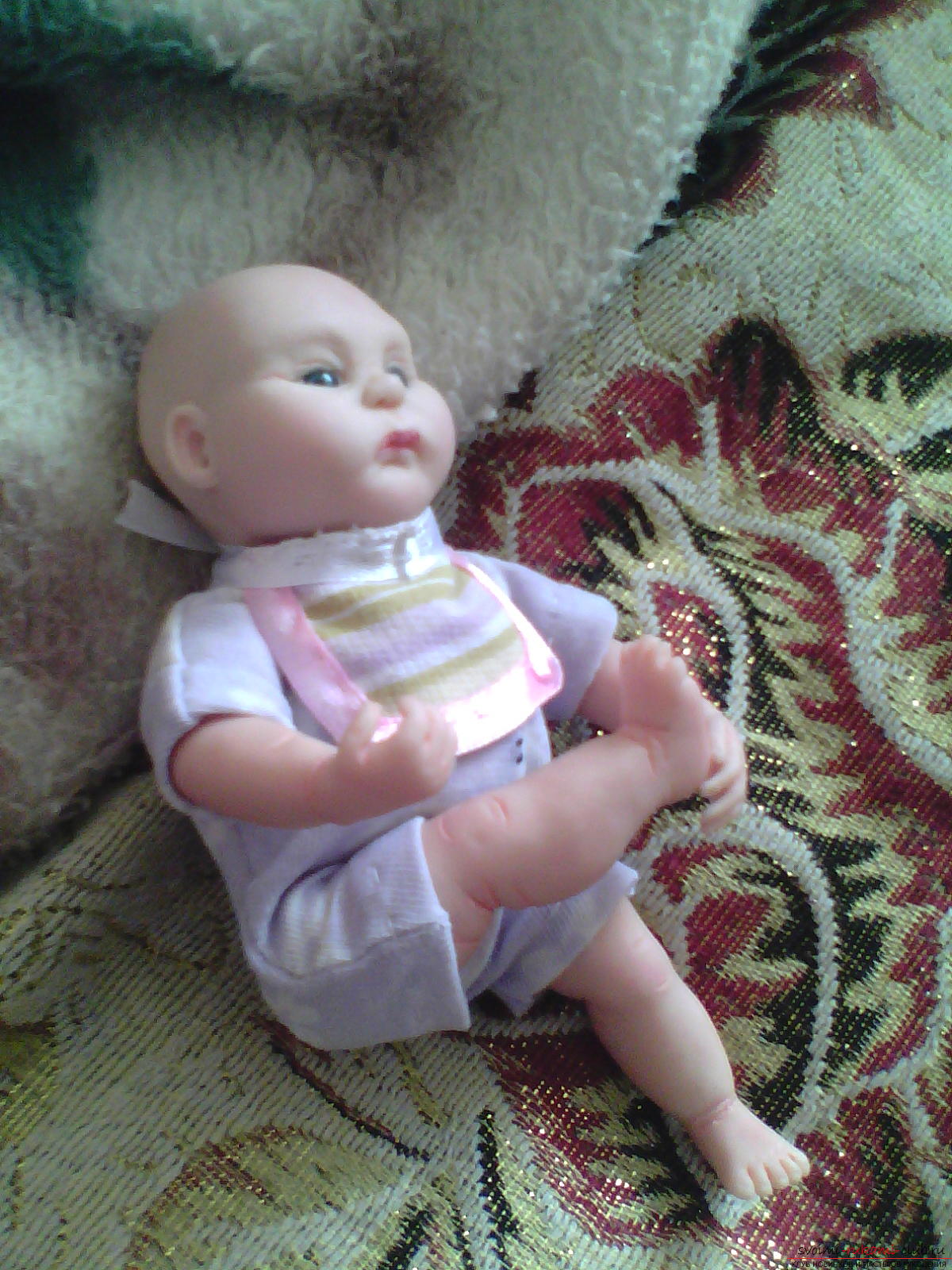 Малыш из полимерной глины - копия младенца