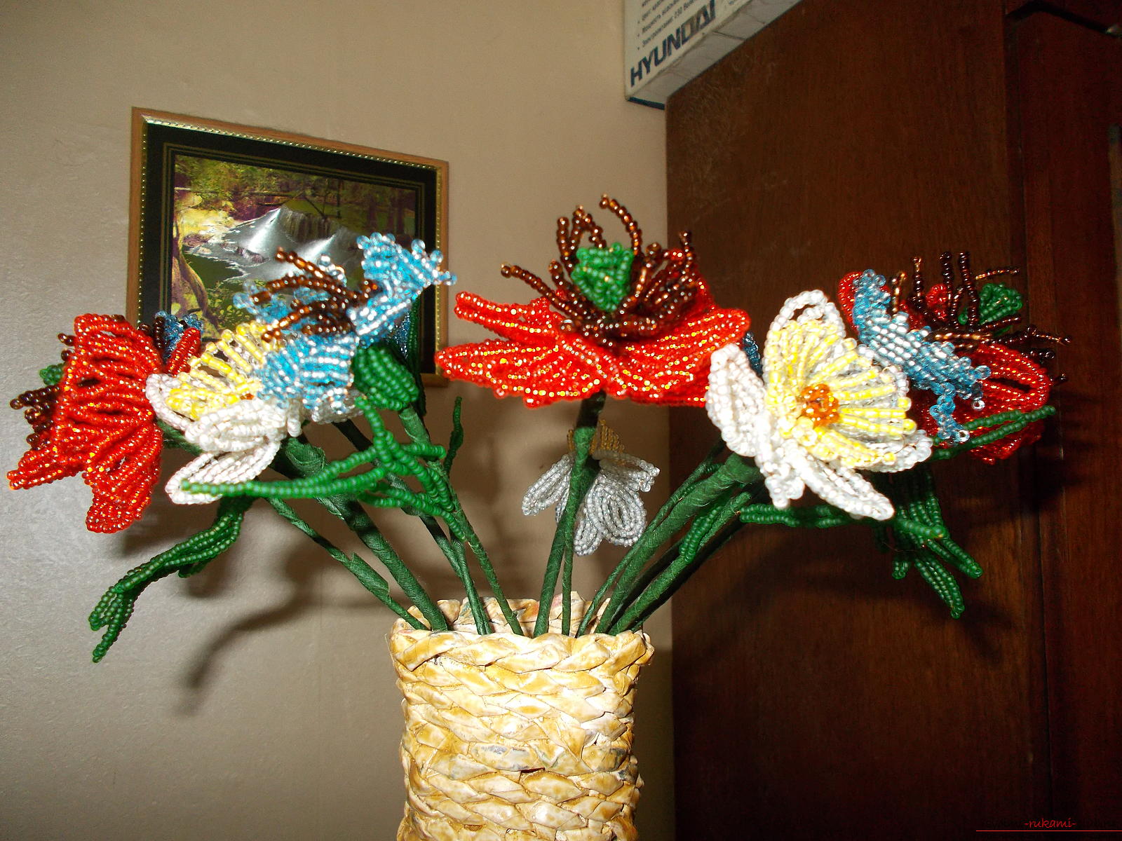 Бисероплетение: разные цветы из бисера