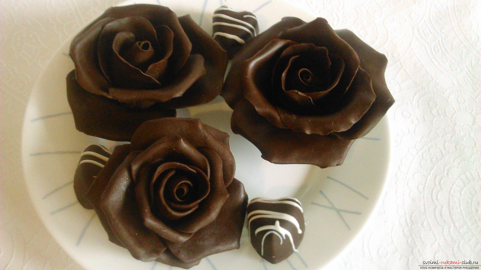 Конфеты своими рукам: Шоколадные розы