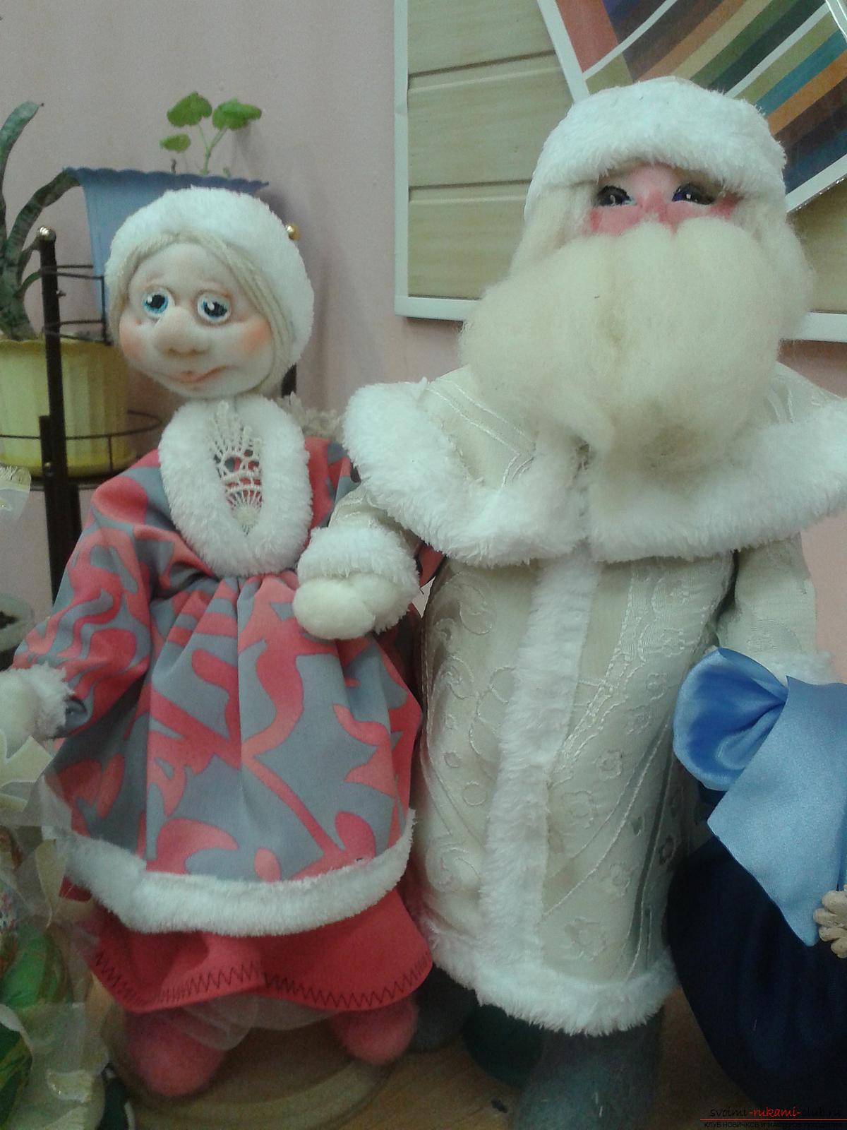 Дед Мороз и Снегурочка своими руками в детский сад