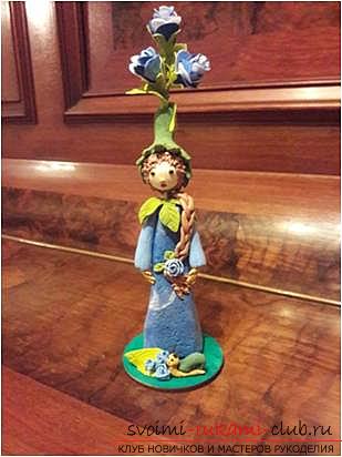 Мастер-класс: феечка Голубая Розочка из полимерной глины Clay Craft by Deco