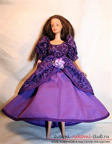 Интересные фотографии выкроек платьев для кукол и эскизов к ним 27 фотографий