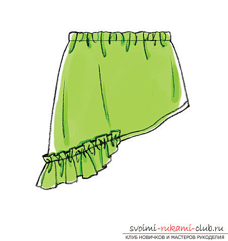 Как сшить юбку из фатина выкройки