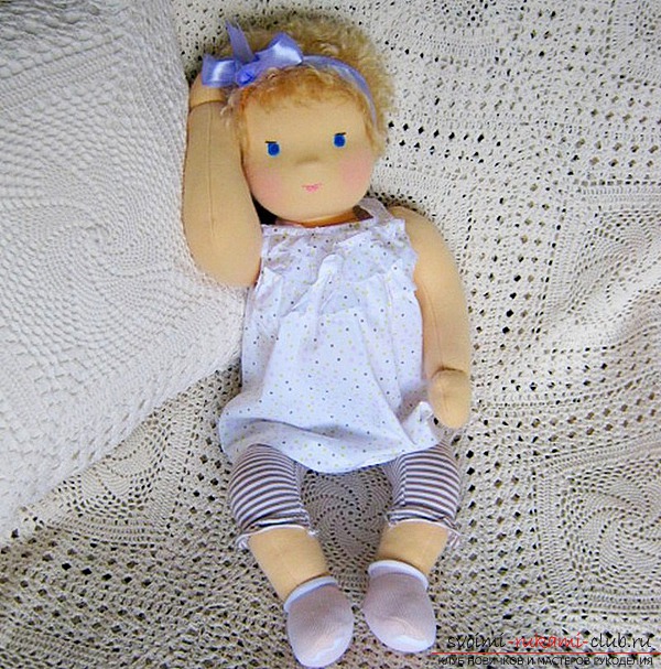 Подарок кукла из капроновых колготок
