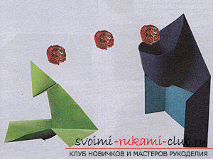 Как создать поделки в классическом оригами, создание елочки в технике модульного оригами