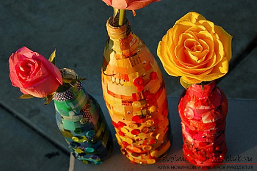 Изготовление вазы своими руками из различных подручных материалов, используя наш мастер-класс с фото