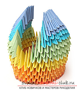 Как сделать лебедя оригами при помощи бумаги