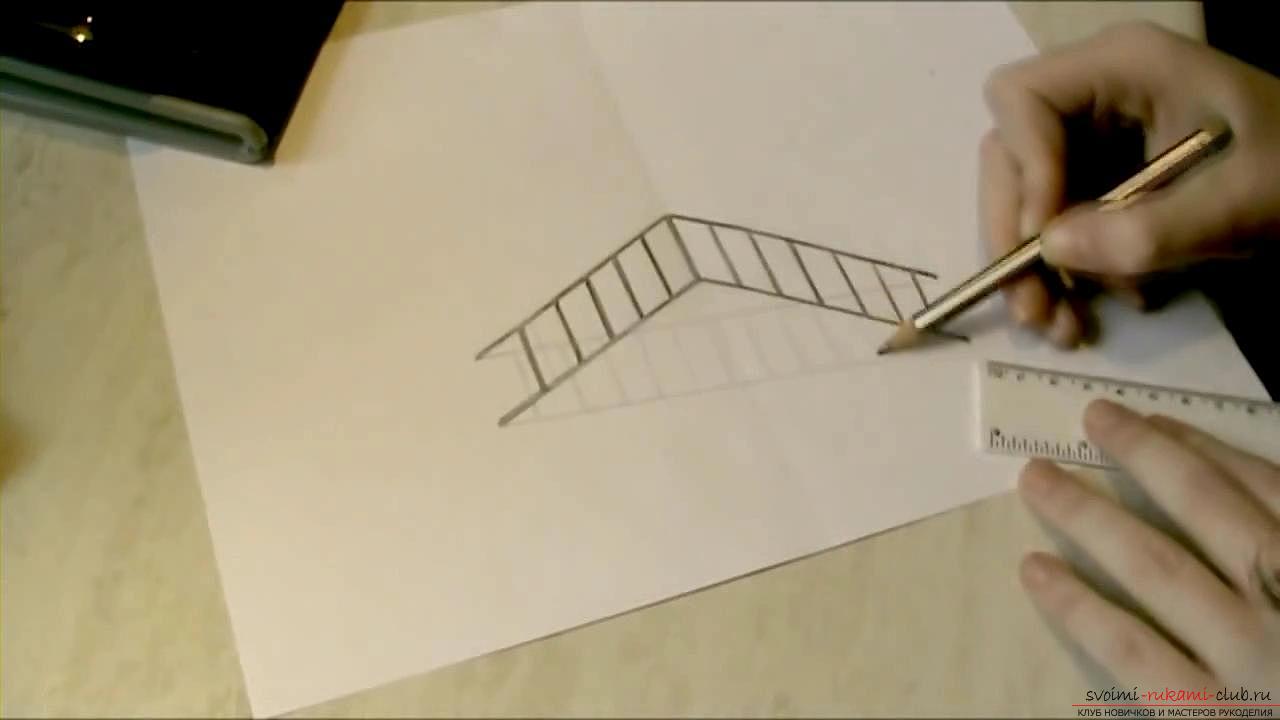 Классные рисунки карандашом для начинающих по ленейки