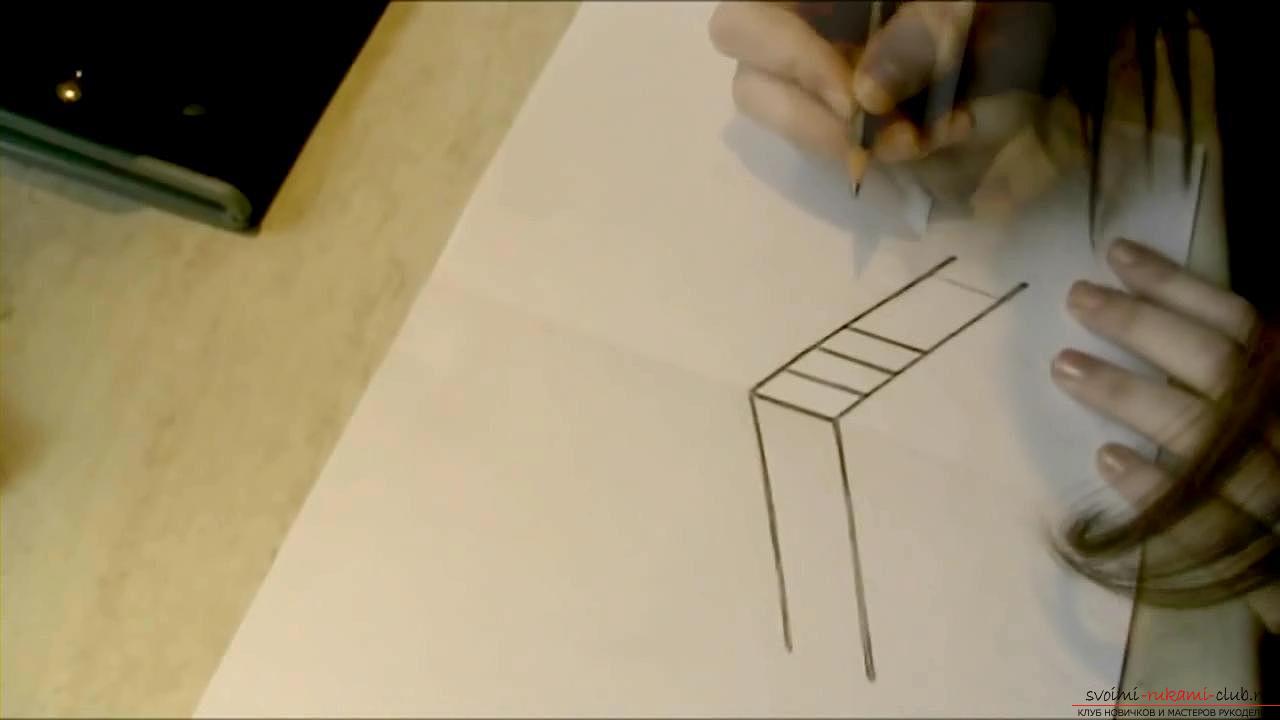 Классные рисунки карандашом для начинающих по ленейки