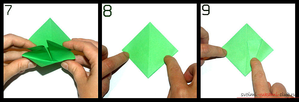Изготовить своими руками простую вазу из разноцветной бумаги оригами вам поможет описание работы