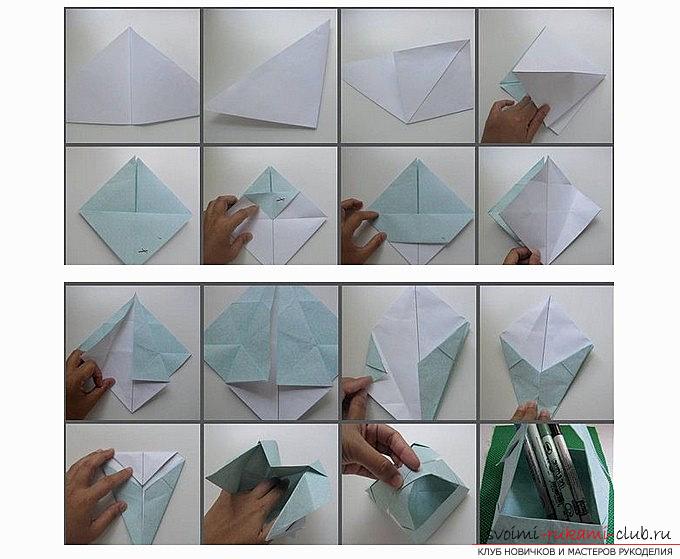 Как сделать корзинку и кораблик по схеме оригами? Простые схемы из бумаги и урок