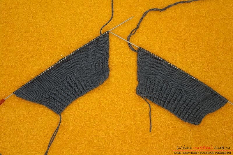 Вяжем свитер спицами. Фото №7