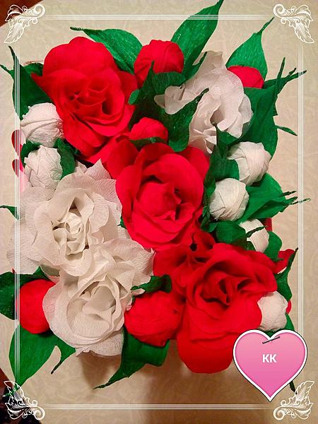 Коробочка с цветами "Розы". Интерьерные композиции - ручной работы.
