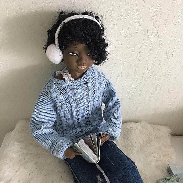 Кукла Мишель. Коллекционные куклы - ручной работы.