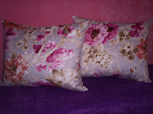 Декоративные подушки "Акварель". Текстиль, ковры - ручной работы. Фото 4