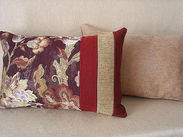 Декоративные подушки "Цветы". Текстиль, ковры - ручной работы. Фото 3