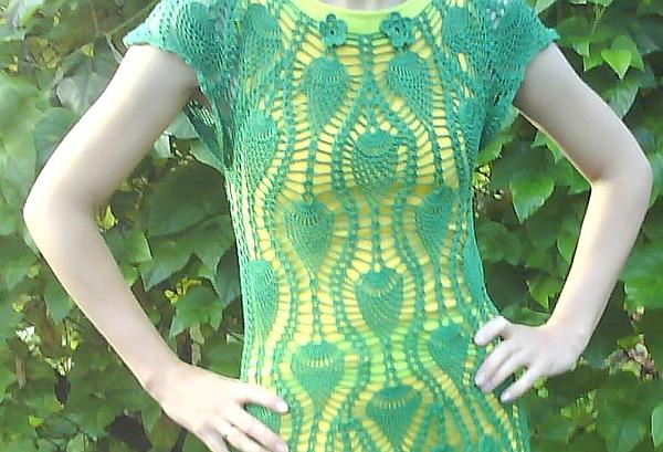 Платье зеленое. Платья - ручной работы. Фото 2