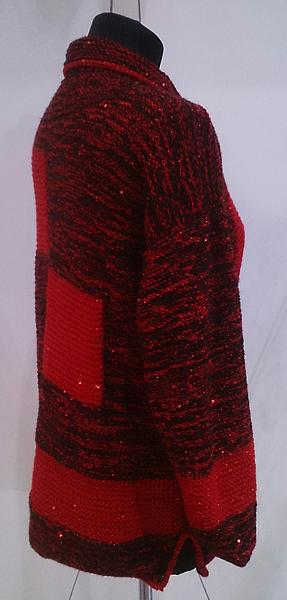Джемпер женский вязаный.. Кофты и свитера - ручной работы. Фото 4