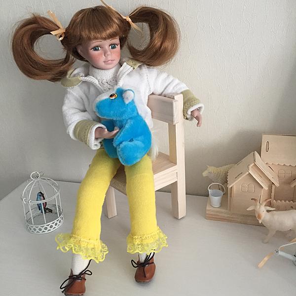 Кукла Веснушка. Коллекционные куклы - ручной работы. Фото 5