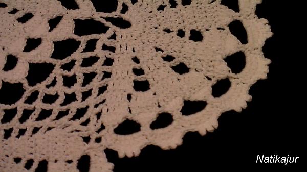 Салфетка "Белый жасмин". Текстиль, ковры - ручной работы. Фото 4