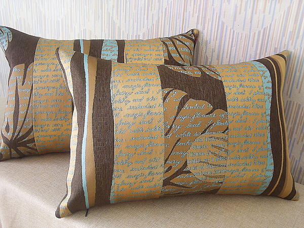 Декоративные подушки "Красиво вдвойне". Текстиль, ковры - ручной работы.