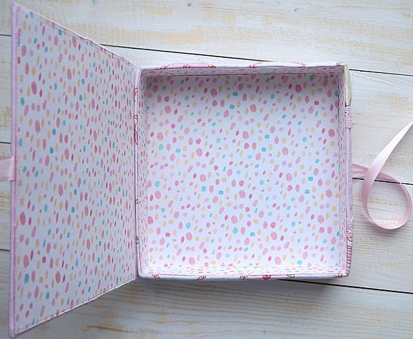 Текстильная коробочка ручной работы для открытки. Подарочная упаковка - ручной работы. Фото 5