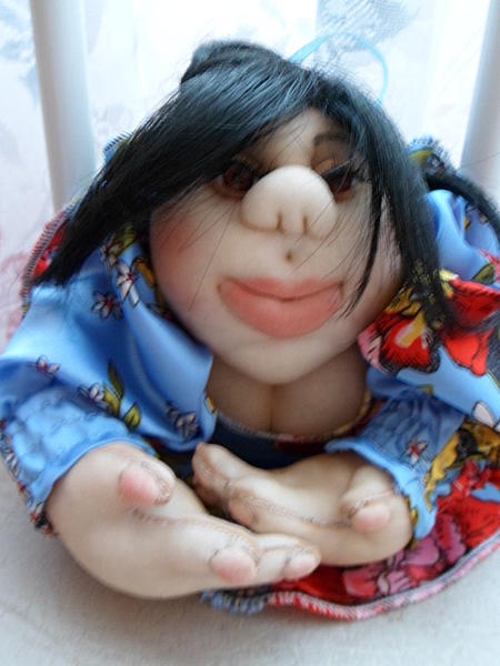 Кукла попик Маруся. Человечки - ручной работы. Фото 2