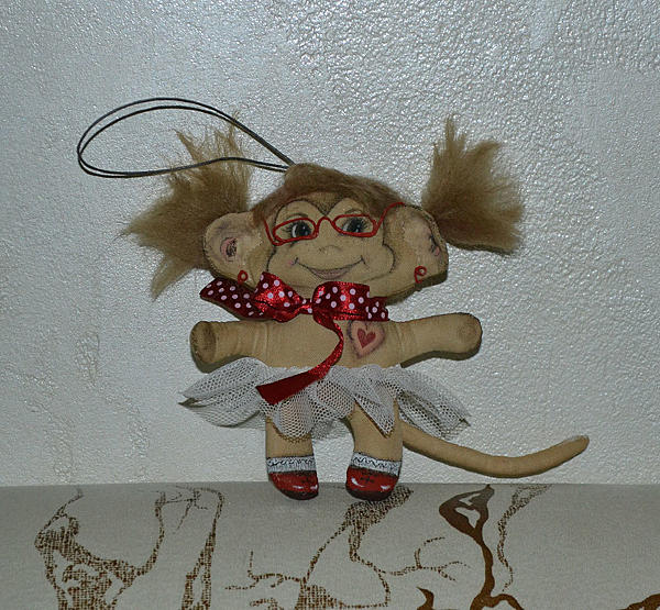 Кофейные обезьянки. Ароматизированные куклы - ручной работы. Фото 2