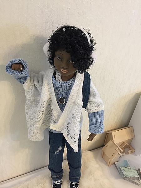 Кукла Мишель. Коллекционные куклы - ручной работы. Фото 3