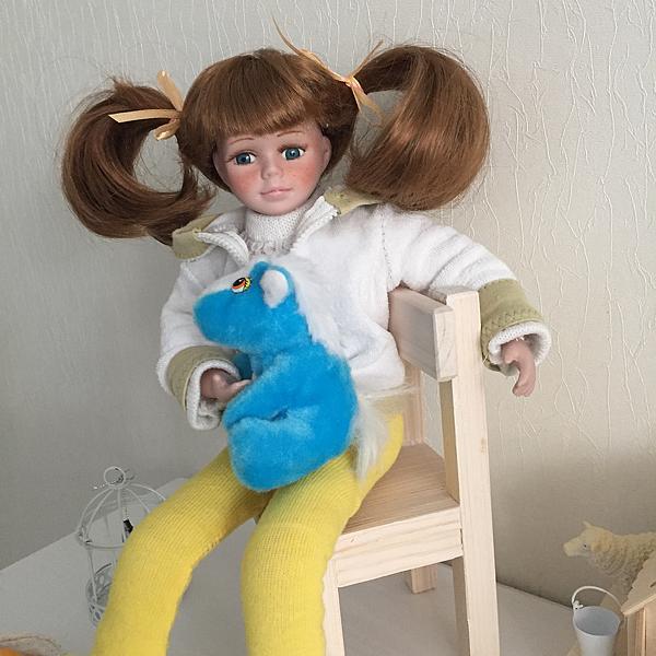 Кукла Веснушка. Коллекционные куклы - ручной работы.