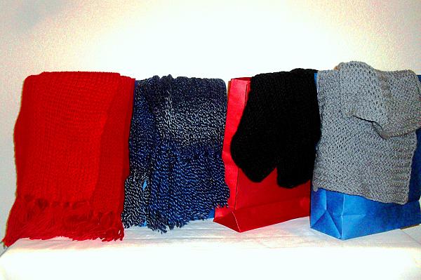 Зимние шарфы ручной вязки (женские, мужские). Шарфы и шарфики - ручной работы. Фото 2