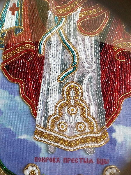 Богородица Покрова. Иконы - ручной работы. Фото 3