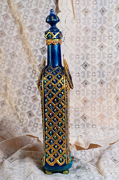 Декоративная бутылочка Сад Султана. Подарки для мужчин - ручной работы. Фото 4