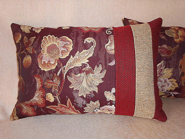 Декоративные подушки "Цветы". Текстиль, ковры - ручной работы. Фото 4