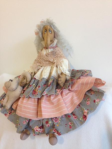 Баба-Яга. Коллекционные куклы - ручной работы. Фото 2